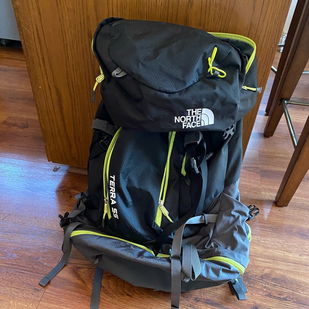 Northface terra 55 hiking pack
